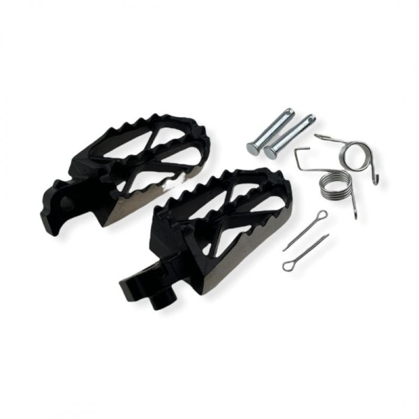 Podnóżki CRF70 srebrne MRF