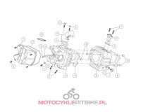 Uszczelka pod cylinder Daytona YCF