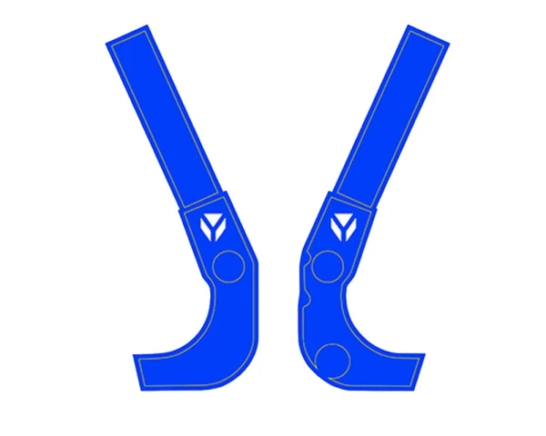 Okleina ochronna ramy niebieska PILOT YCF