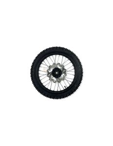 Kompletne koło przednie 1.40x14 stalowe z oponą i tarczą MRF