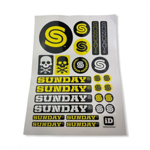 Zestaw naklejek Sunday YCF
