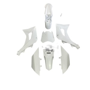 Plastiki TS białe pitbike MRF