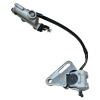 Hamulec tylny 1 tłoczek klocki azbestowe L:345 pitbike Start 88 YCF