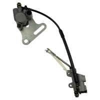 Hamulec tylny 1 tłoczek klocki azbestowe L:425 pitbike Lite 88s/125 YCF