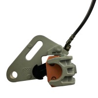 Hamulec tylny 1 tłoczek klocki azbestowe L:505 pitbike BIGY190/SP3 190 YCF