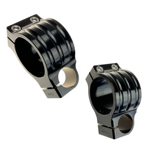 Mocowania kierownicy Clip ON czarne Mini GP YCF