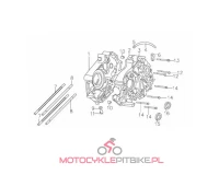Śruba kartera (M6x80) 140 MRF