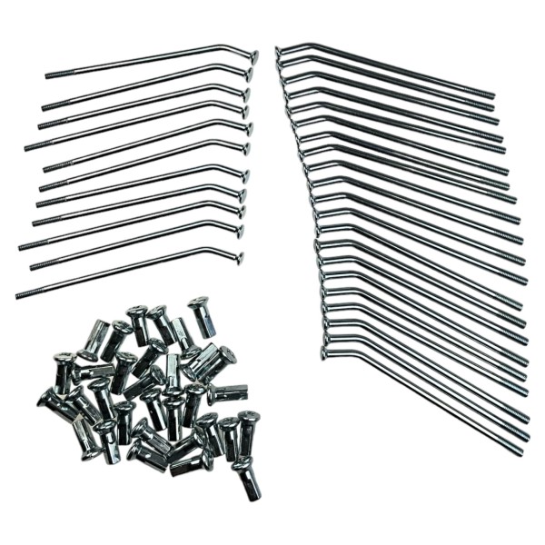 Szprychy 10' (106mmx16+98mmx8+104mmx8) 4mm komplet pitbike YCF