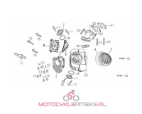 Śruba adaptera chłodnicy (M6x16) 140 MRF