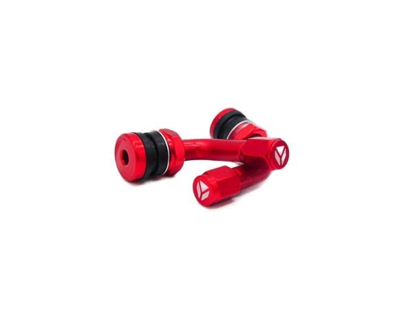 Wentyle aluminiowe 90 stopni czerwone pitbike YCF