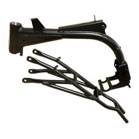 Rama kompletna czarna pitbike LITE 88e YCF