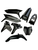 Plastiki komplet czarne pitbike ER MRF