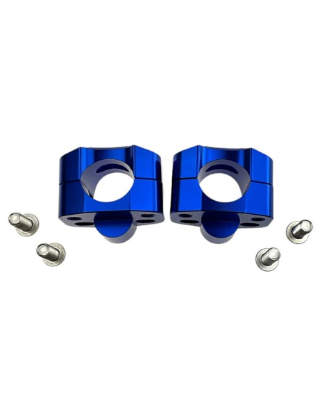 Adapter kierownicy Fat Bar 28 mm Niebieski pitbike MRF