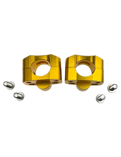 Adapter kierownicy Fat Bar 28 mm Złoty pitbike MRF