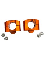 Adapter kierownicy Fat Bar 28 mm Pomarańczowy pitbike MRF