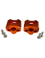 Adapter kierownicy Fat Bar 28 mm Pomarańczowy pitbike MRF
