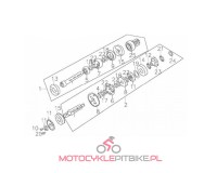 Zębatka skrzyni biegów (mod1) 140 MRF