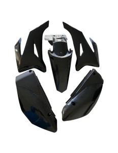 Plastiki TTR Czarne mod2 pitbike MRF