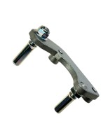 Adapter przedniego hamulca do tarczy 220mm srebrny pitbike MRF