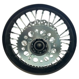 Kompletne koło tylne 1.85x12 stalowe YCF