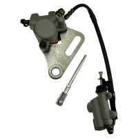 Hamulec tylny 1 tłoczek klocki azbestowe L:375 pitbike F125/F125se/SM125 2016-2022 YCF