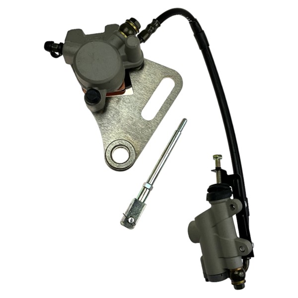 Hamulec tylny 1 tłoczek klocki azbestowe L:375 pitbike F125/F125se/SM125 2016-2022 YCF