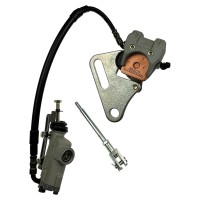 Hamulec tylny 1 tłoczek klocki azbestowe L:375 pitbike F125/F125se/SM125 2016-2022 YCF