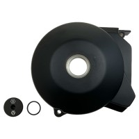 Pokrywa silnika lewa czarna pitbike YCF