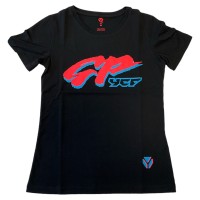 T-shirt damski M czarny YCF