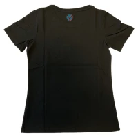 T-shirt damski M czarny YCF