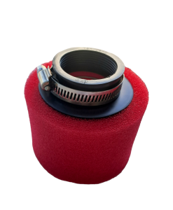 Filtr powietrza 42mm prosty czerwony MRF