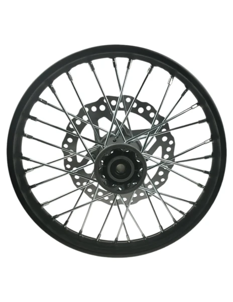 Felga 14 przód 1.4x14 stalowa z tarczą pitbike 2021 YCF