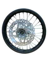 Felga 14 tył 1.85x14 stalowa komplet pitbike 2021 YCF