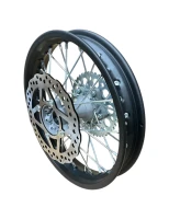 Felga 14 tył 1.85x14 stalowa komplet pitbike 2021 YCF