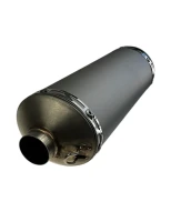 Tłumik srebrny Mini GP 157/187 YCF