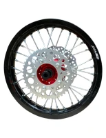 Felga 14 tył 1.85x14 aluminiowa CNC komplet czerwona pitbike 2021 8K YCF