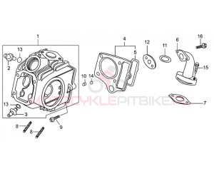 O-ring do dystansu gaźnika 120 MRF