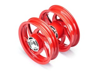 Zestaw kół Supermoto czerwony YCF 2017