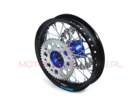 Kompletne koło tylne 1.85x12 alu kolor YCF