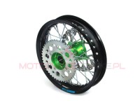 Kompletne koło tylne 1.85x12 alu kolor YCF