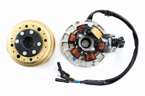 Stator i magneto 12V (6 cewek) YX140