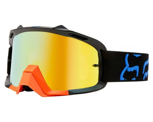 Gogle FOX Air Space Preme black/yellow (szybka orange spark + clear)