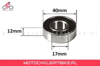 Łożysko skrzyni biegów 6203 88s/88se/125/125s/125se/150/150CRF/150KLX YCF
