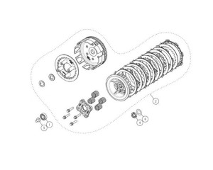 Podkładka nakrętki sprzęgła Daytona YCF