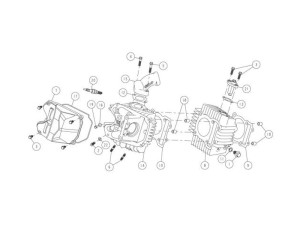 Podkładka śruby cylindra Daytona YCF