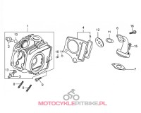 Uszczelka króciec/dystans gaźnika 140 MRF