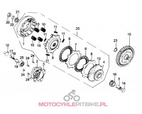 Sprzęgło silnika 120 MRF